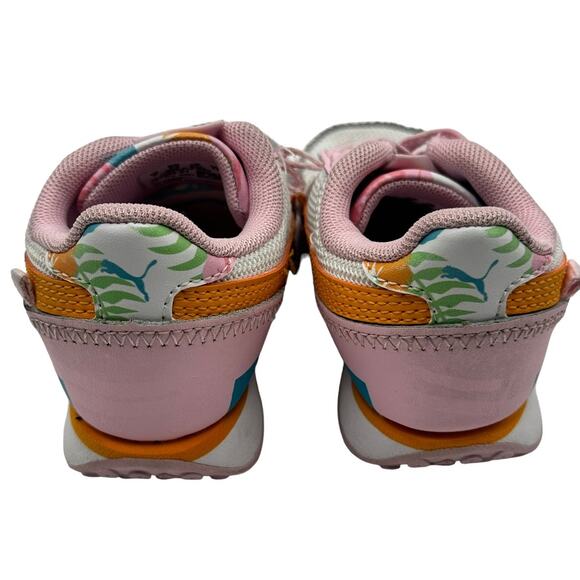 Puma Future Rider Flower Aura Sneaker Girls Toddler Size 6C - Picture 4 of 8